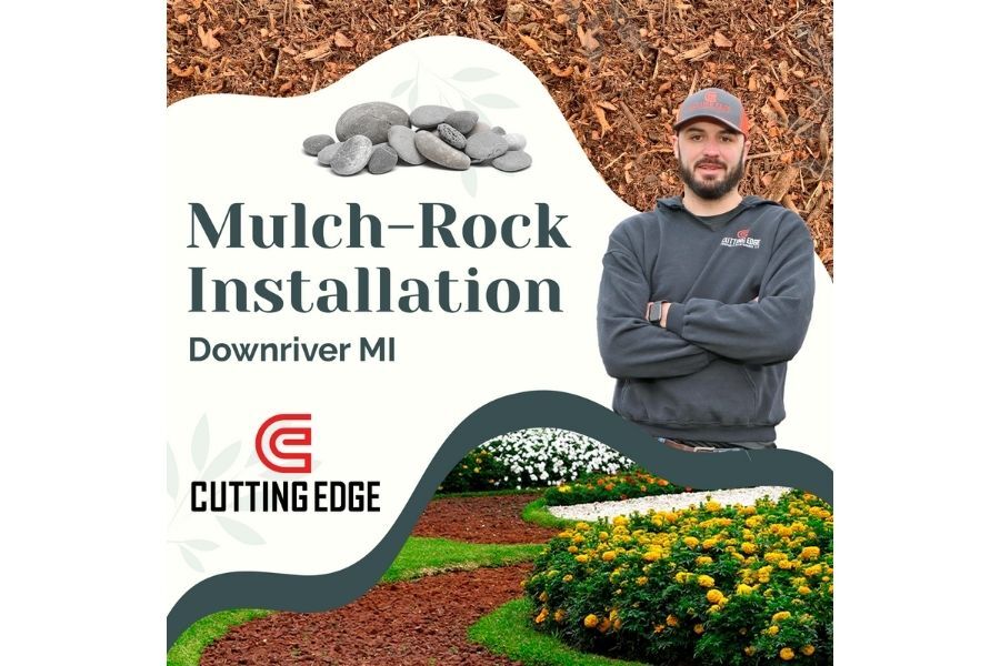 Mulch and Rock Installation Downriver Michigan